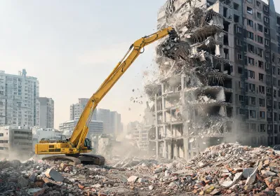 Urban high-reach demolition
